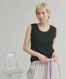 セール】フロントリボンチュニック（タンクトップ）｜one after