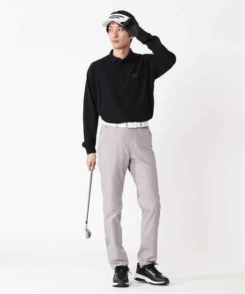 MASTER BUNNY EDITION】36Gニットサッカー長袖ポロシャツ（ポロシャツ