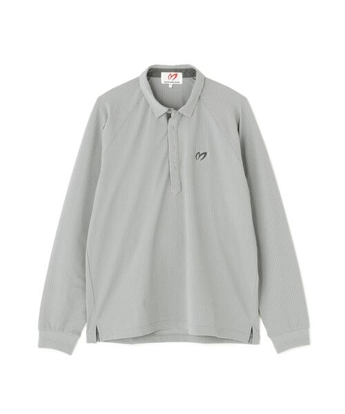 MASTER BUNNY EDITION】36Gニットサッカー長袖ポロシャツ（ポロシャツ