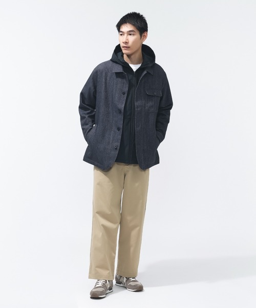 NEW BALANCE(ニューバランス)の「【別注】ニューバランス New Balance フーデットウーブンジャケット 限定コラボ(ナイロンジャケット・メンズ・ブラック/サンドグレー/ネイビー・3L/LL/L/M/S)」の10枚目の写真