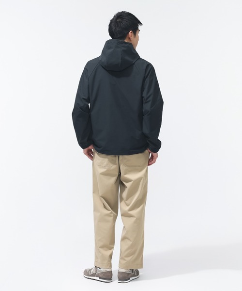 NEW BALANCE(ニューバランス)の「【別注】ニューバランス New Balance フーデットウーブンジャケット 限定コラボ(ナイロンジャケット・メンズ・ブラック/サンドグレー/ネイビー・3L/LL/L/M/S)」の12枚目の写真