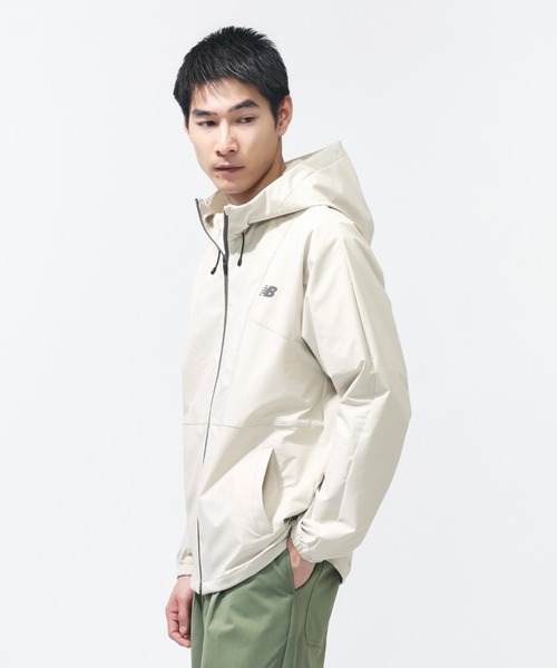 NEW BALANCE(ニューバランス)の「【別注】ニューバランス New Balance フーデットウーブンジャケット 限定コラボ(ナイロンジャケット・メンズ・ブラック/サンドグレー/ネイビー・3L/LL/L/M/S)」の14枚目の写真