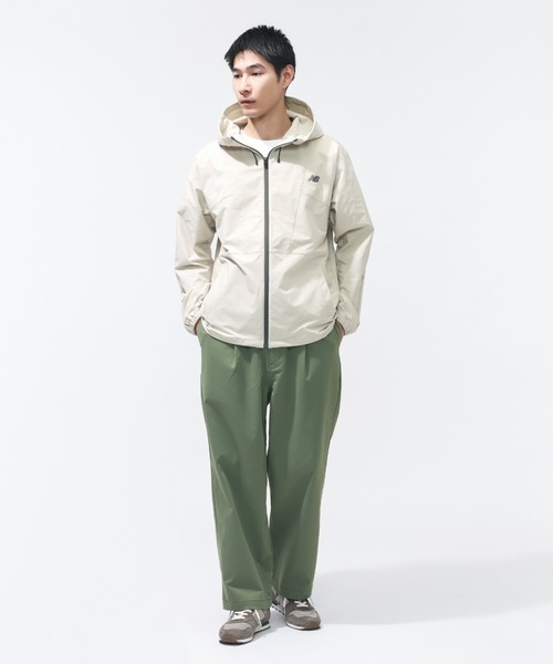NEW BALANCE(ニューバランス)の「【別注】ニューバランス New Balance フーデットウーブンジャケット 限定コラボ(ナイロンジャケット・メンズ・ブラック/サンドグレー/ネイビー・3L/LL/L/M/S)」の16枚目の写真