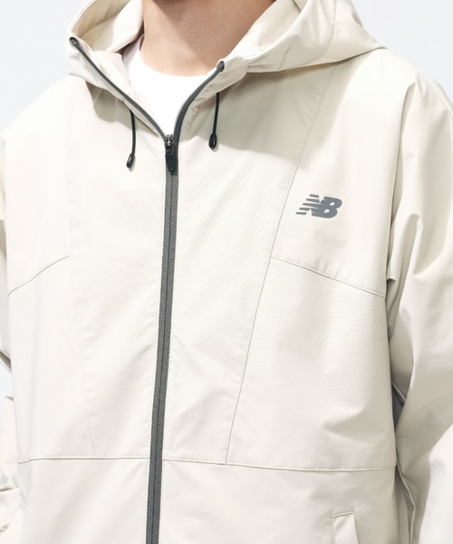 NEW BALANCE(ニューバランス)の「【別注】ニューバランス New Balance フーデットウーブンジャケット 限定コラボ(ナイロンジャケット・メンズ・ブラック/サンドグレー/ネイビー・3L/LL/L/M/S)」の20枚目の写真