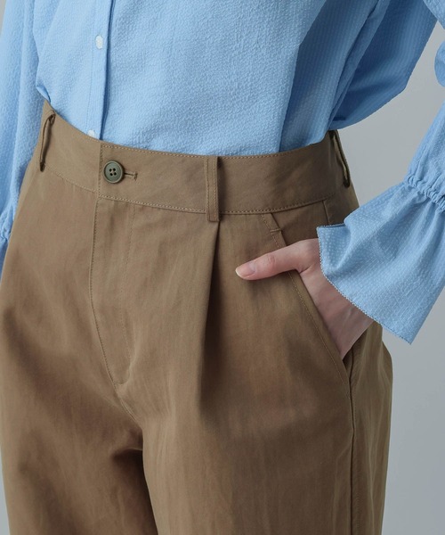 GLOBAL WORK(グローバルワーク)の「MATINEE LINE/チノワイドパンツ/636116(その他パンツ・レディース・オフホワイト/ブラウン系その他6・LARGE/MEDIUM)」の21枚目の写真