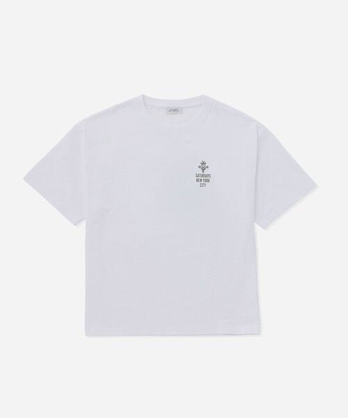 Saturdays NYC(サタデーズ ニューヨークシティ )の「NUTS ART WORKS × Saturdays NYC Tee(Tシャツ/カットソー・メンズ・ダークブラウン/ホワイト/スミクロ・M/L/XL)」の14枚目の写真