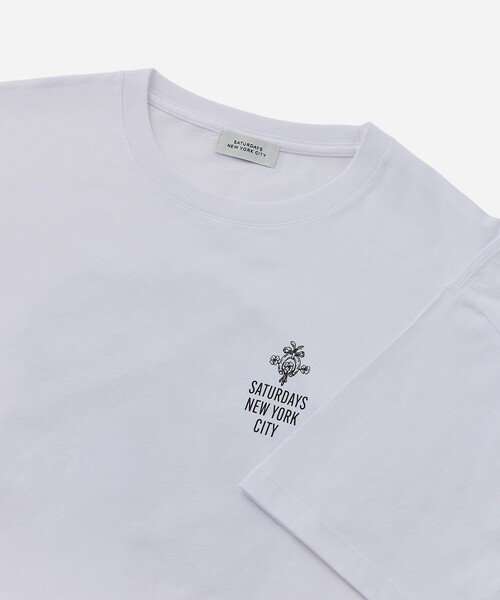 Saturdays NYC(サタデーズ ニューヨークシティ )の「NUTS ART WORKS × Saturdays NYC Tee(Tシャツ/カットソー・メンズ・ダークブラウン/ホワイト/スミクロ・M/L/XL)」の18枚目の写真