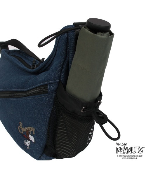 OUTDOOR PRODUCTS(アウトドアプロダクツ)の「2Way ムーン型 ショルダー PEANUTSコレクション スヌーピー(ショルダーバッグ・レディース・ライトグレー/ベージュ系その他/レオパード/ブラック・FREE)」の12枚目の写真