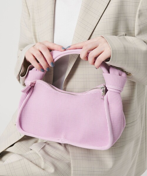 BEAUTY&YOUTH UNITED ARROWS（ビューティーアンドユースユナイテッドアローズ）の「ワッフル タイ ショルダーバッグ（ショルダーバッグ・レディース・ブラウン系/ライトピンク・FREE）」の2枚目の写真