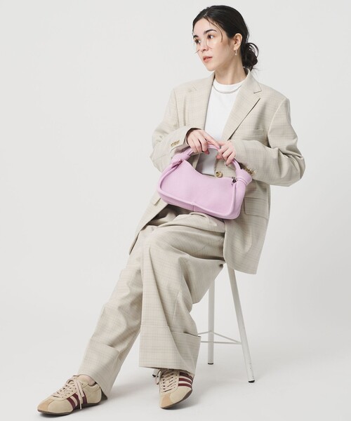 BEAUTY&YOUTH UNITED ARROWS（ビューティーアンドユースユナイテッドアローズ）の「ワッフル タイ ショルダーバッグ（ショルダーバッグ・レディース・ブラウン系/ライトピンク・FREE）」の4枚目の写真