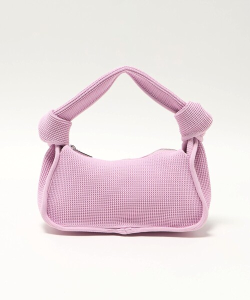 BEAUTY&YOUTH UNITED ARROWS（ビューティーアンドユースユナイテッドアローズ）の「ワッフル タイ ショルダーバッグ（ショルダーバッグ・レディース・ブラウン系/ライトピンク・FREE）」の8枚目の写真