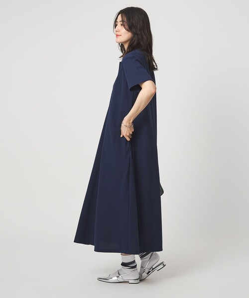 LACOSTE(ラコステ)の「【別注】<LACOSTE>ポロドレス(ワンピース・レディース・ブラック/ネイビー/ダークブラウン・36/38)」の7枚目の写真