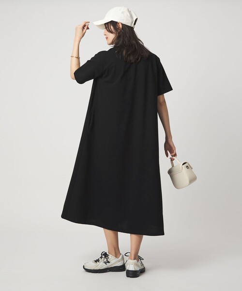 LACOSTE(ラコステ)の「【別注】<LACOSTE>ポロドレス(ワンピース・レディース・ブラック/ネイビー/ダークブラウン・36/38)」の10枚目の写真