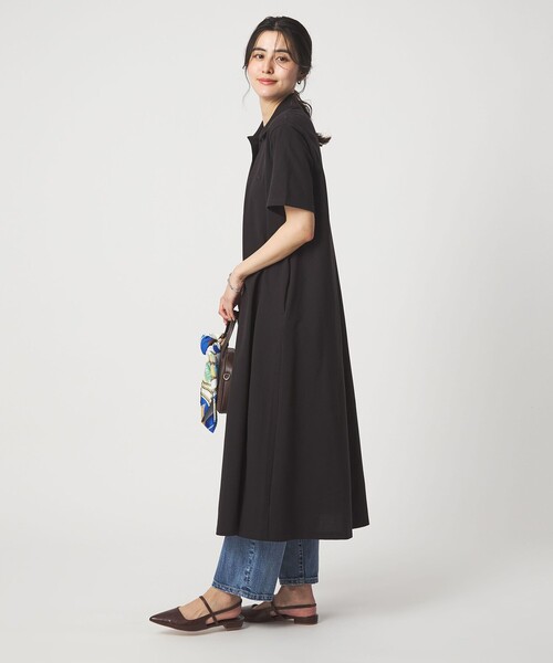 LACOSTE(ラコステ)の「【別注】<LACOSTE>ポロドレス(ワンピース・レディース・ブラック/ネイビー/ダークブラウン・36/38)」の15枚目の写真