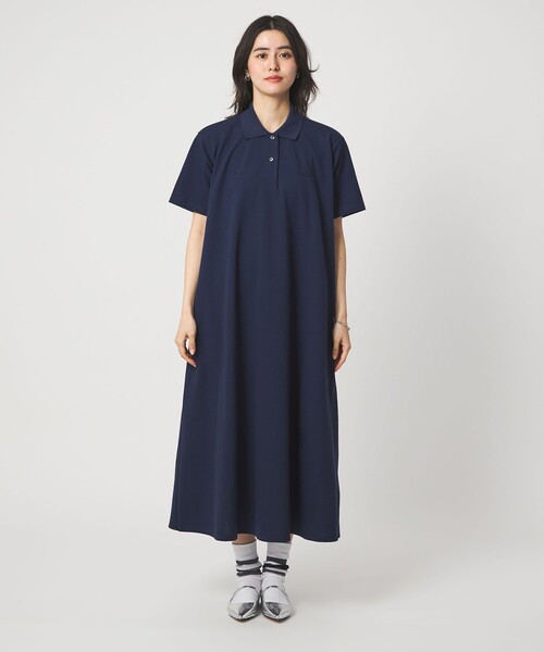 LACOSTE(ラコステ)の「【別注】<LACOSTE>ポロドレス(ワンピース・レディース・ブラック/ネイビー/ダークブラウン・36/38)」の17枚目の写真