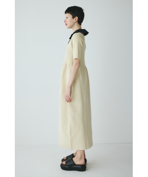 HeRIN.CYE(ヘリンドットサイ)の「Knit balloon dress ニットバルーンドレス(ワンピース・レディース・ネイビー/ベージュ/ブラック・FREE)」の7枚目の写真