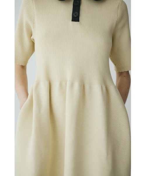 HeRIN.CYE(ヘリンドットサイ)の「Knit balloon dress ニットバルーンドレス(ワンピース・レディース・ネイビー/ベージュ/ブラック・FREE)」の13枚目の写真