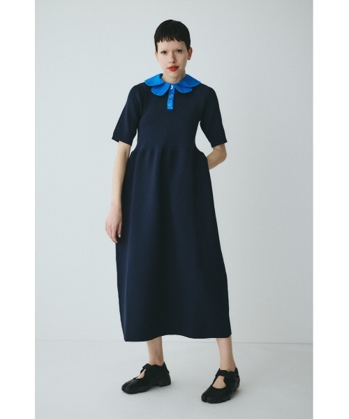 HeRIN.CYE(ヘリンドットサイ)の「Knit balloon dress ニットバルーンドレス(ワンピース・レディース・ネイビー/ベージュ/ブラック・FREE)」の22枚目の写真