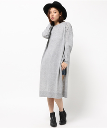 VENCEEXCHANGE | サイドスリットワンピース       (Tシャツ/カットソー)