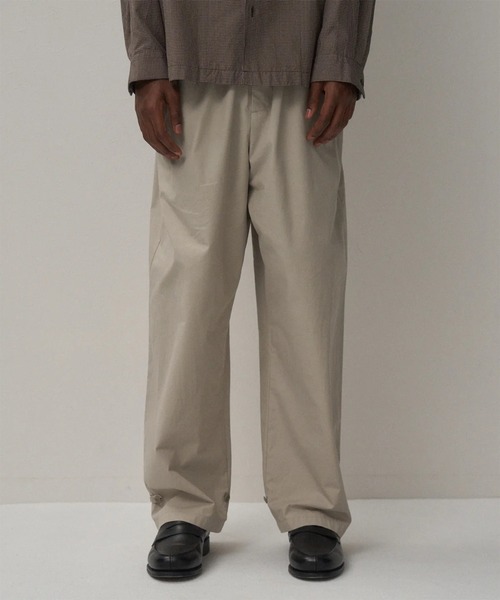 ATON / エイトン】LIGHT TC GABARDINE WASHED WIDE PANTS（その他