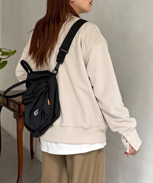 CPCM（シーピーシーエム）の「インナーセットジップスウェット（Tシャツ/カットソー・レディース・チャコールグレー/ブルー/ライトグレー/グレイッシュベージュ・FREE）」の21枚目の写真