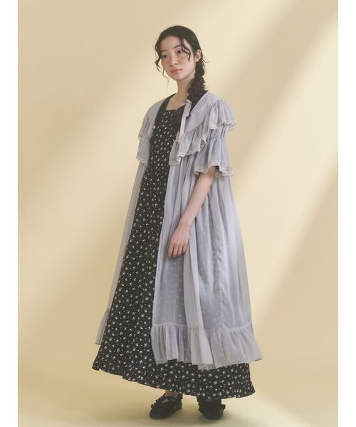 merry jenny（メリージェニー）の「シアーロングガウン（ワンピース・レディース・ミント/グレー/アイボリー・FREE）」の17枚目の写真