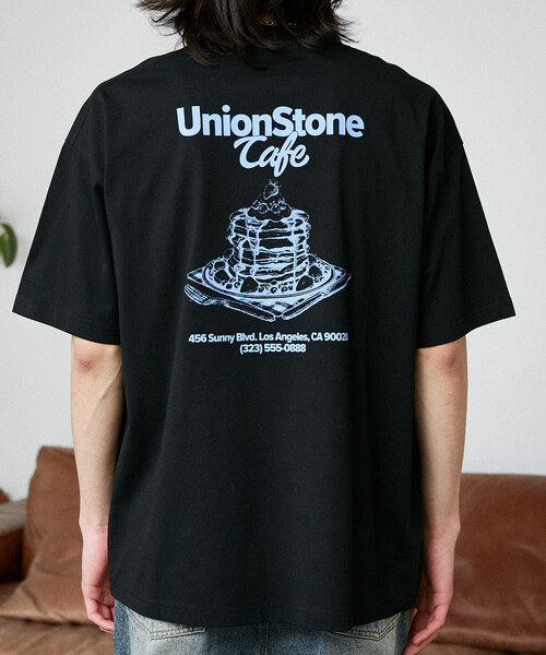 PUBLUX（パブリュクス）の「PUBLUX/パブリュクス ＜機能性素材＞LOVE POP STUDIO　CAFE SHOP ロゴ Tシャツ　限定展開（Tシャツ/カットソー・メンズ・ブラック/ホワイト/ネイビー・LARGE/MEDIUM/SMALL）」の17枚目の写真