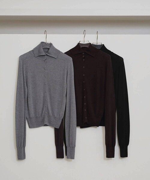 TODAYFUL（トゥデイフル）の「【TODAYFUL/トゥデイフル】Tencelwool Highneck Knit/テンセルハイネックニット（ニット/セーター・レディース・ブラウン/グレー/ブラック・FREE）」の10枚目の写真