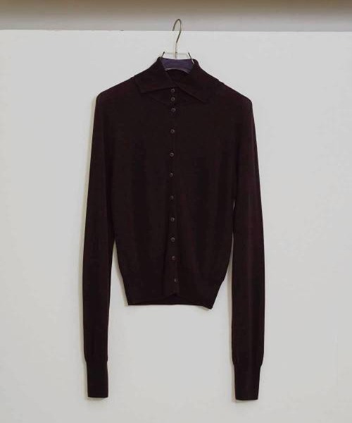 TODAYFUL（トゥデイフル）の「【TODAYFUL/トゥデイフル】Tencelwool Highneck Knit/テンセルハイネックニット（ニット/セーター・レディース・ブラウン/グレー/ブラック・FREE）」の3枚目の写真