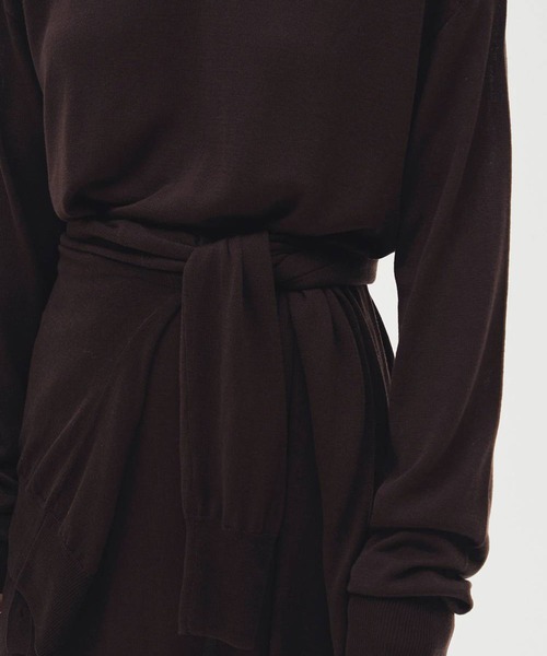 TODAYFUL（トゥデイフル）の「【TODAYFUL/トゥデイフル】Tencelwool Highneck Knit/テンセルハイネックニット（ニット/セーター・レディース・ブラウン/グレー/ブラック・FREE）」の22枚目の写真