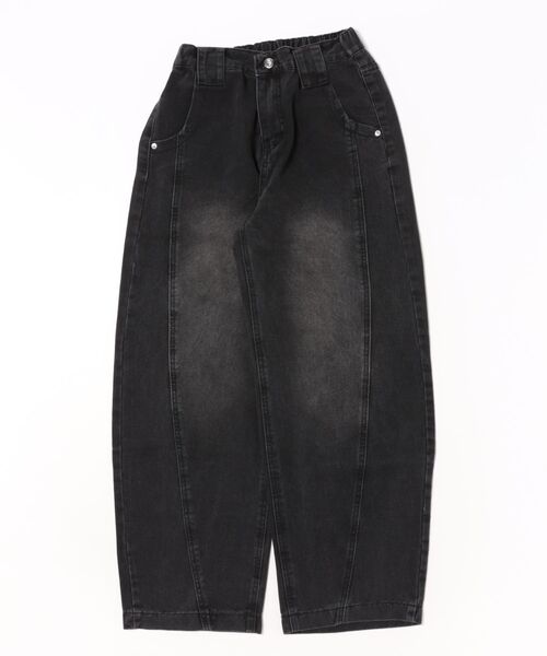 dispark（ディスパーク）の「DISPARK/【26年春新作】フェードカーブデニム（デニムパンツ・レディース・インディゴブルー/ブラック・FREE）」の2枚目の写真