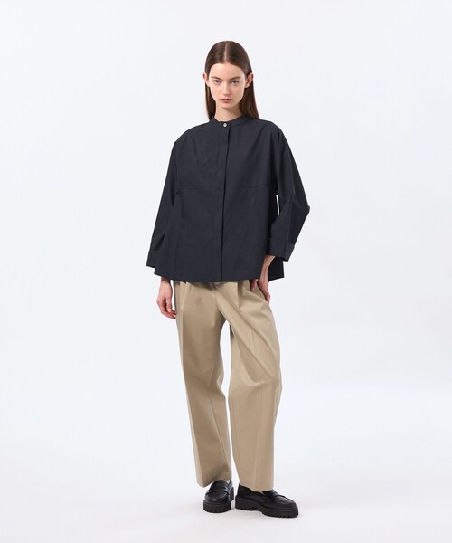 MACKINTOSH PHILOSOPHY（ﾏｯｷﾝﾄｯｼｭ ﾌｨﾛｿﾌｨｰ）の「ペグトップライトチノパンツ（チノパンツ・レディース・ベージュ/ダークネイビー・38/36/40）」の5枚目の写真