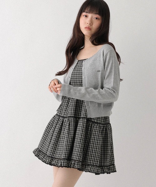 Heather(ヘザー)の「カットアウトレースキャミミニワンピース 661893(ワンピース・レディース・ブラック系その他/オフホワイト・FREE)」の13枚目の写真
