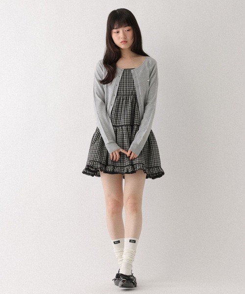 Heather(ヘザー)の「カットアウトレースキャミミニワンピース 661893(ワンピース・レディース・ブラック系その他/オフホワイト・FREE)」の15枚目の写真