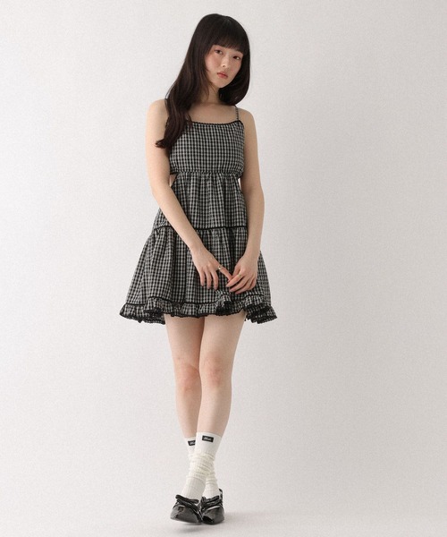 Heather(ヘザー)の「カットアウトレースキャミミニワンピース 661893(ワンピース・レディース・ブラック系その他/オフホワイト・FREE)」の20枚目の写真