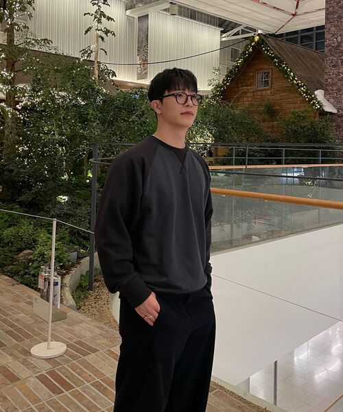 JUAN HOMME(ジュアンオム)の「ラグランスウェットシャツ(チャコール)(スウェット・メンズ・その他・SMALL/MEDIUM)」の3枚目の写真