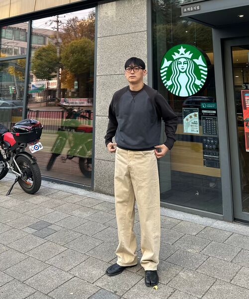 JUAN HOMME(ジュアンオム)の「ラグランスウェットシャツ(チャコール)(スウェット・メンズ・その他・SMALL/MEDIUM)」の4枚目の写真