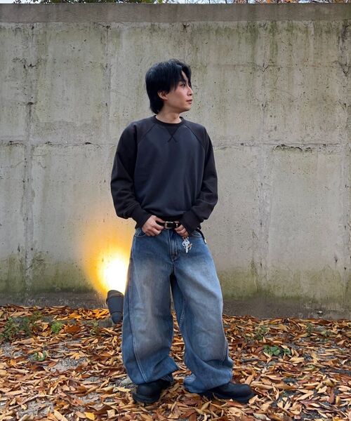 JUAN HOMME(ジュアンオム)の「ラグランスウェットシャツ(チャコール)(スウェット・メンズ・その他・SMALL/MEDIUM)」の5枚目の写真