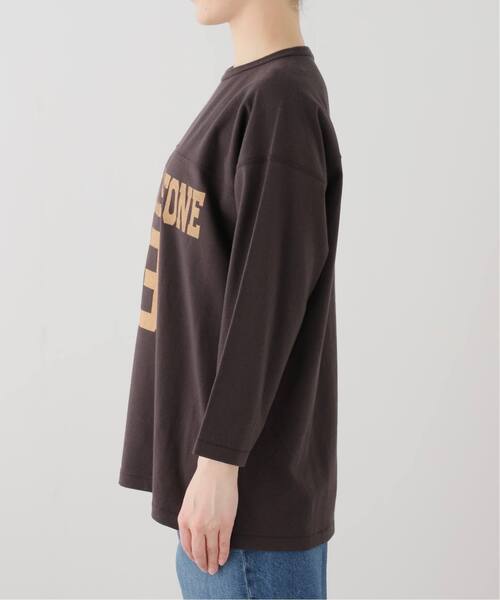 B.C STOCK(ベーセーストック)の「athletic wear MASON / アスレティックウェア メイソン 別注 ロゴ L/S TEE(Tシャツ/カットソー・レディース・ホワイト/ブラック・FREE)」の12枚目の写真