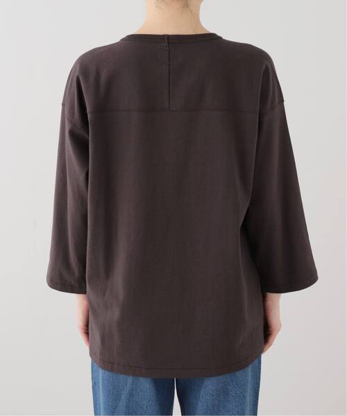 B.C STOCK(ベーセーストック)の「athletic wear MASON / アスレティックウェア メイソン 別注 ロゴ L/S TEE(Tシャツ/カットソー・レディース・ホワイト/ブラック・FREE)」の13枚目の写真