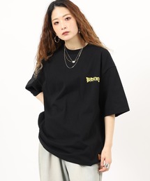 NEW JACK前身刺繍半袖プリントTシャツ