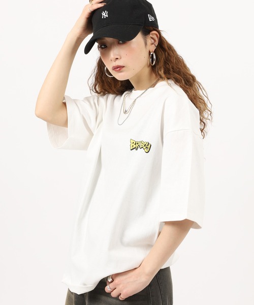 NEW JACK(ニュージャック)の「NEW JACK前身刺繍半袖プリントTシャツ(Tシャツ/カットソー・メンズ・ブラック系2/ブラック系1/ブラウン系2/ホワイト系1/ブラック/ブラウン/ホワイト/ホワイト系2/ブラウン系1・L/M)」の18枚目の写真