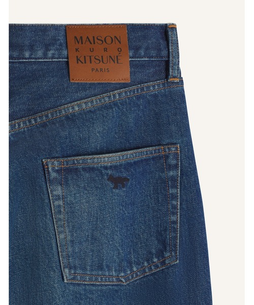 Maison Kitsune（メゾンキツネ）の「MAISON KITSUNE x KURO SELVEDGE VOYAGE DENIM PANTS（デニムパンツ・メンズ・インディゴブルー・27/31/30/29/28/32）」の12枚目の写真