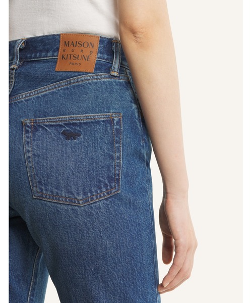 Maison Kitsune（メゾンキツネ）の「MAISON KITSUNE x KURO SELVEDGE VOYAGE DENIM PANTS（デニムパンツ・メンズ・インディゴブルー・27/31/30/29/28/32）」の8枚目の写真