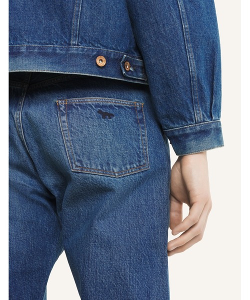 Maison Kitsune（メゾンキツネ）の「MAISON KITSUNE x KURO SELVEDGE VOYAGE DENIM PANTS（デニムパンツ・メンズ・インディゴブルー・27/31/30/29/28/32）」の9枚目の写真