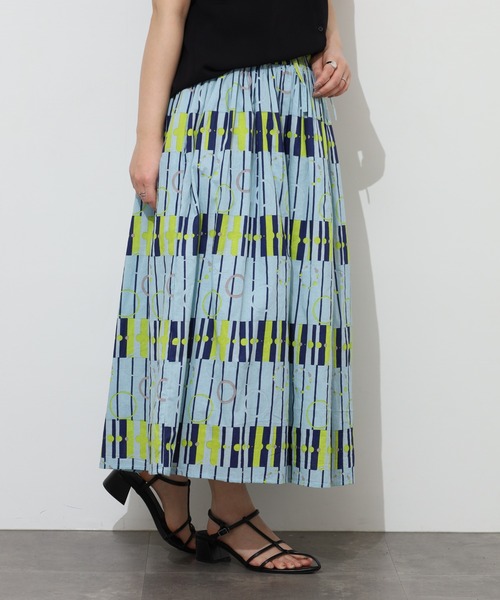 KILKI(キルキー)の「kilki ドットアンドストライププリントスカート(スカート・レディース・ブルー系その他/ベージュ系その他・ONESIZE)」の12枚目の写真