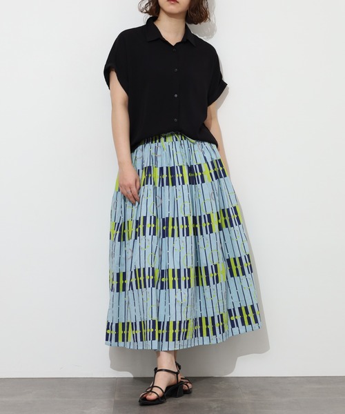 KILKI(キルキー)の「kilki ドットアンドストライププリントスカート(スカート・レディース・ブルー系その他/ベージュ系その他・ONESIZE)」の13枚目の写真