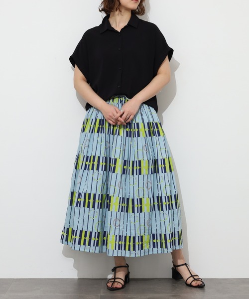 KILKI(キルキー)の「kilki ドットアンドストライププリントスカート(スカート・レディース・ブルー系その他/ベージュ系その他・ONESIZE)」の14枚目の写真