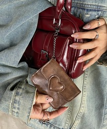 rire（リル）の「ハートモチーフカードケースチャーム（カードケース）」