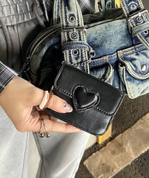 rire（リル）の「ハートモチーフカードケースチャーム（カードケース）」